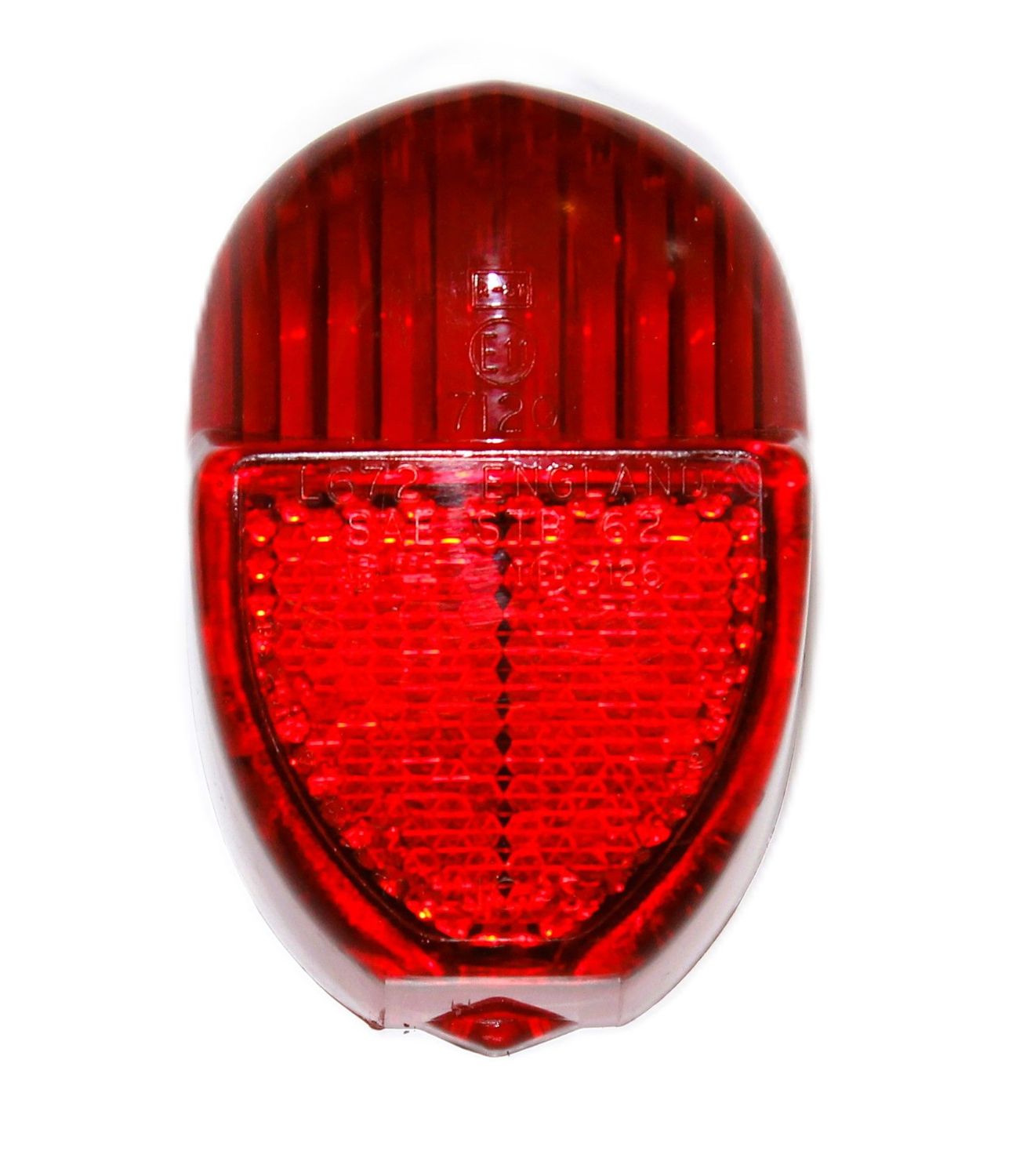Originales LUCAS L672-Rückleuchtenglas, gebraucht, TRIUMPH SPITFIRE MKI-III/GT6
