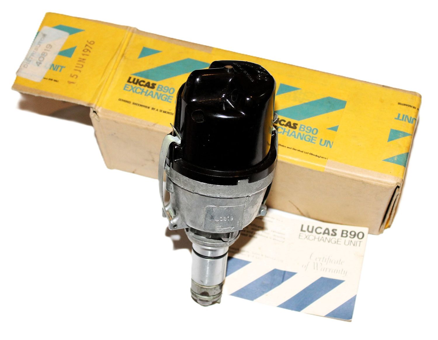 Originaler LUCAS 23D4-Zündverteiler mit Seitenabgang, werksüberholt,   MINI  COOPER/COOPER S MkI-III (1964-1974)/AH SPRITE/MIDGET (1966-68)