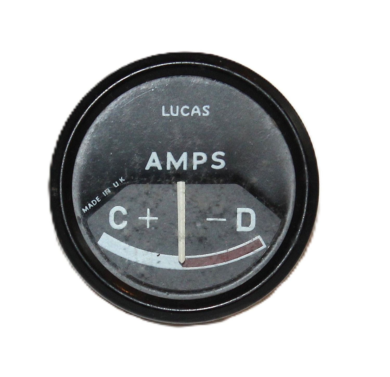 Originales LUCAS 12V-Amperemeter 52mm, gebraucht  TR5-250-TR6 BIS CR1/CF1