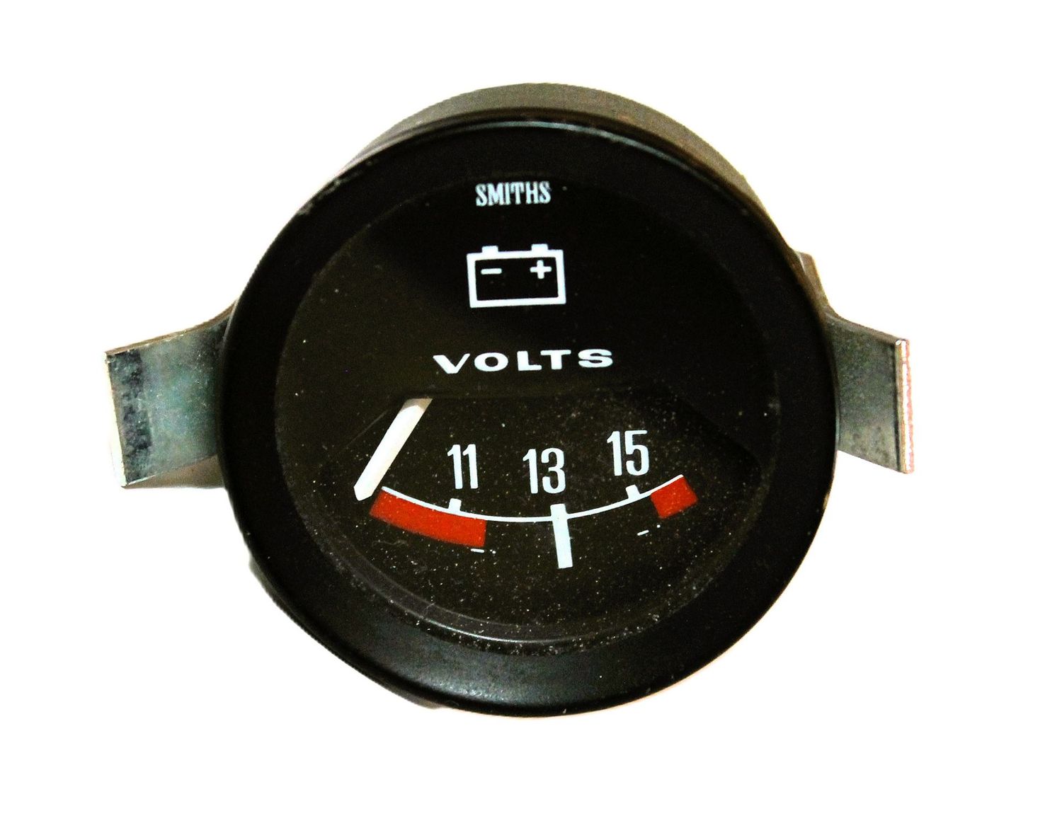 Originales SMITHS 12V-Voltmeter 52mm, gebraucht, MINI/AH SPRITE/MG MIDGET/MORRIS MINOR