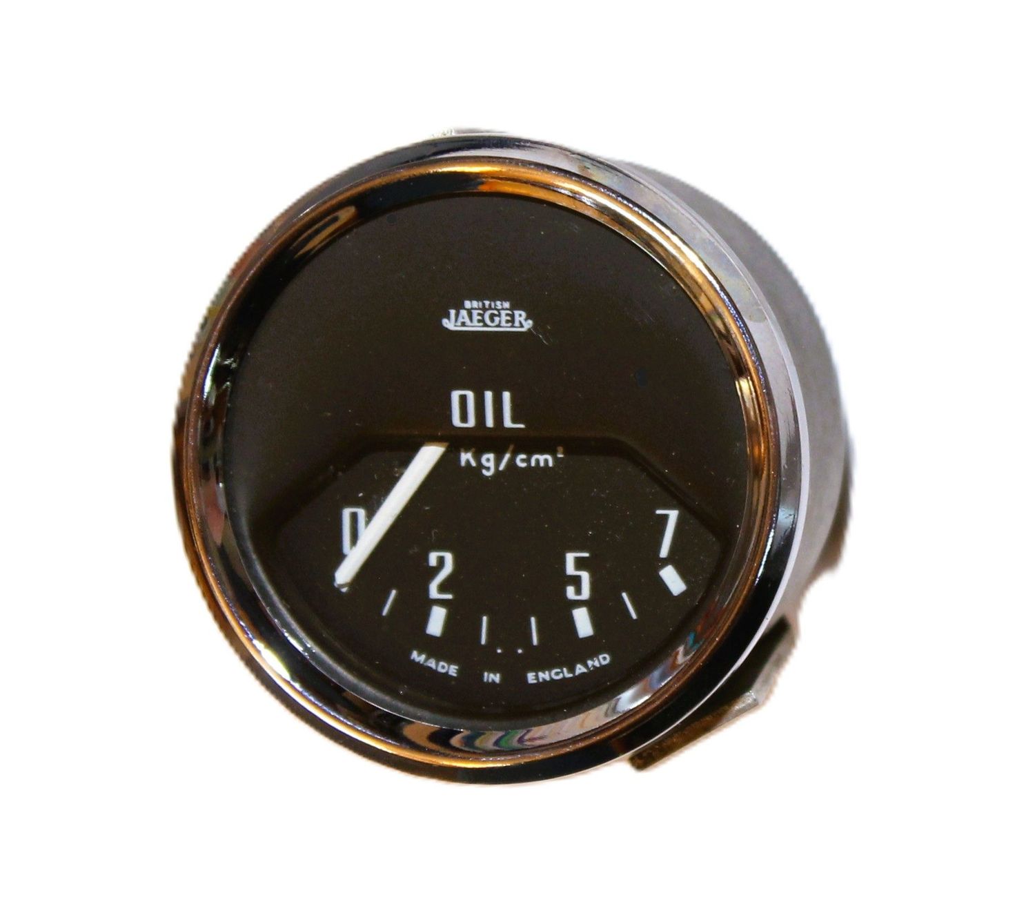 Originale BRITISH JAEGER 12V-Öldruckanzeige 52mm, gebraucht, TR4-4A AB CT11308/15054