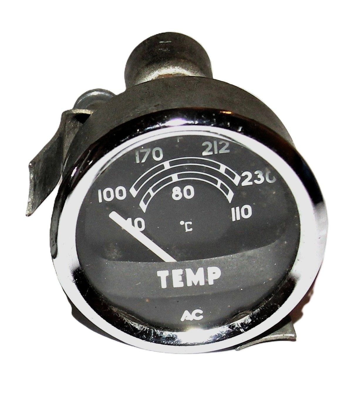 Originale elektrische AC-Wassertemperaturanzeige °F/°C, 52mm, mit zwei Haltern, gebraucht, Vixen/Tuscan V6