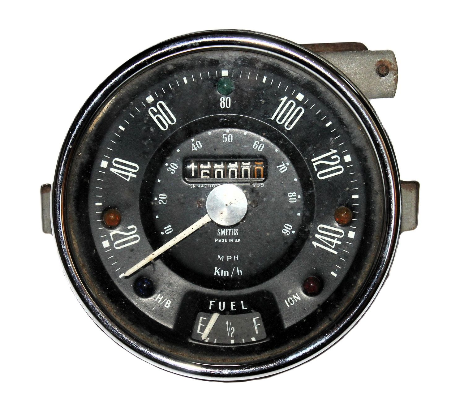 Originaler mechanischer SMITHS 12V-Tachometer, gebraucht, MINI MkI (1959-84)