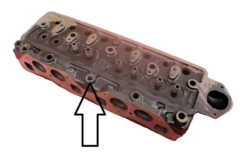 ORIGINALER GUSS-ZYLINDERKOPF HIGH-PORT 86MM STD. GUSSEISEN, GEBRAUCHT, GEPRÜFT & INSTANDGESETZT, TR4-4A