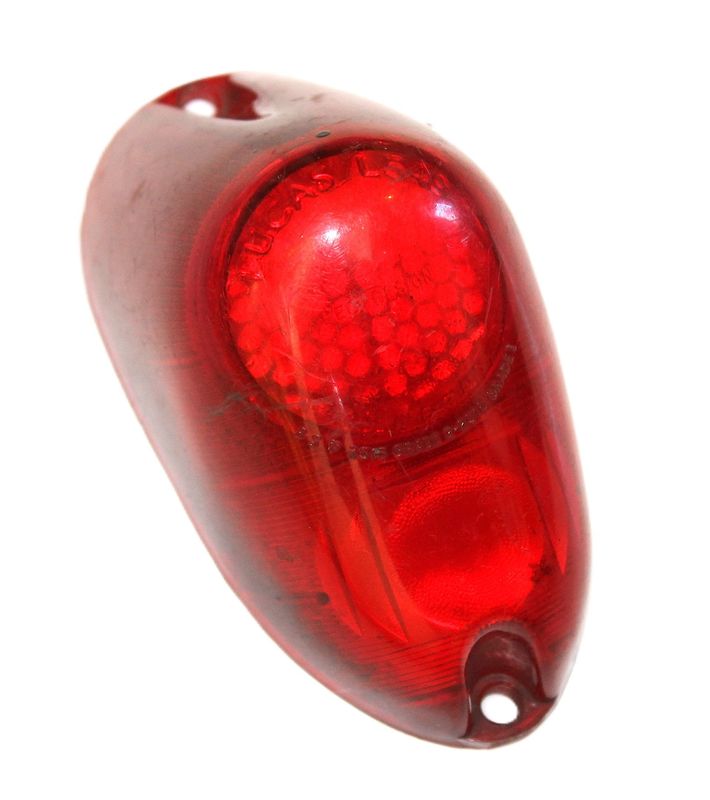 Originales LUCAS L549-Brems-/Rückleuchtenglas, gebraucht, TRIUMPH TR2-3A AB TS1307