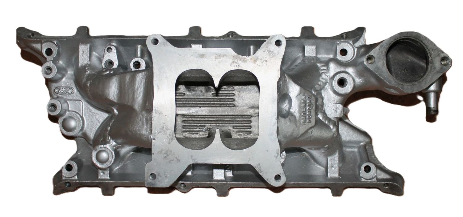 FORD-Ansaugkrümmer für HOLLEY-Vergaser, gebraucht, FORD V6 Essex