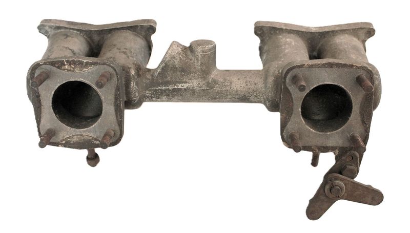 ORIGINALER EINLASSKRÜMMER, GEBRAUCHT, TR3A-TR3B-TR4 BIS MOTORNUMMER CT16800 & CT16901-21470