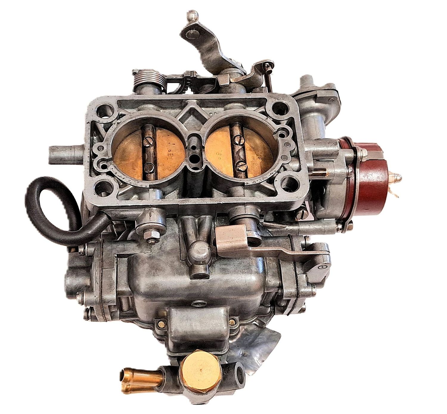 Originaler WEBER-Vergaser 38DGAS 6C/DGES, Elektrischer Choke, gebraucht, FORD V6 Essex 3,0l Originaler WEBER-Vergaser 38DGAS 6C/DGES, Elektrischer Choke, gebraucht, FORD V6 Essex 3,0l