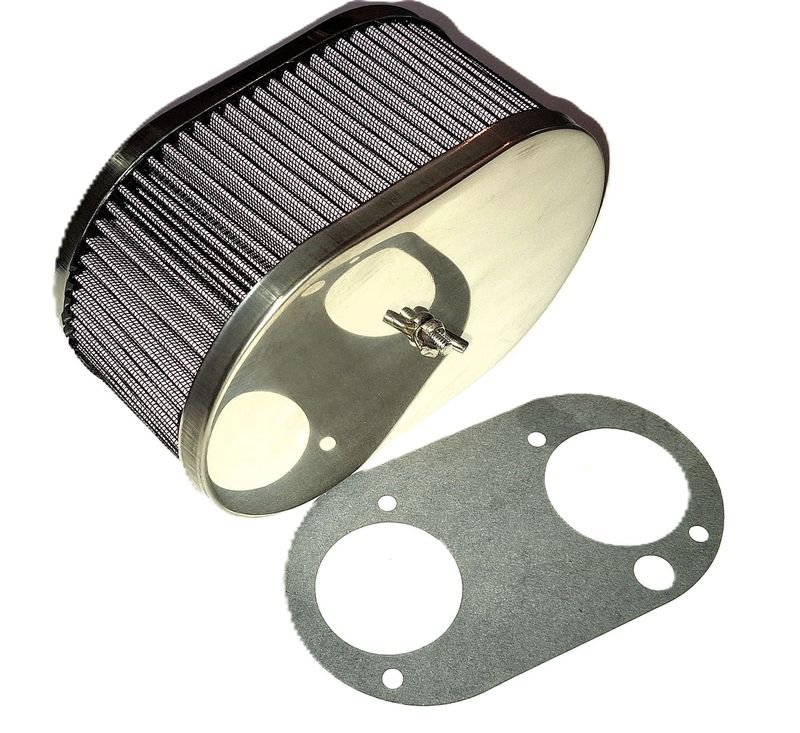 EDELSTAHL-SPORTLUFTFILTER 83MM FÜR DELLORTO DHLA-/WEBER DCOE-/SOLEX ADDHE-VERGASER EDELSTAHL-SPORTLUFTFILTER 83MM FÜR DELLORTO DHLA-/WEBER DCOE-/SOLEX ADDHE-VERGASER