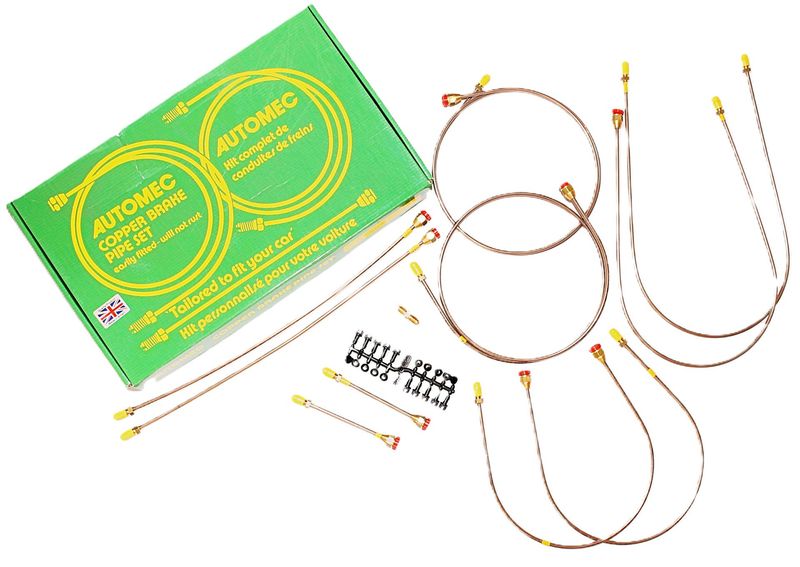 SATZ AUTOMEC BREMSLEITUNGEN KUPFER/NICKEL TR4A IRS LHD