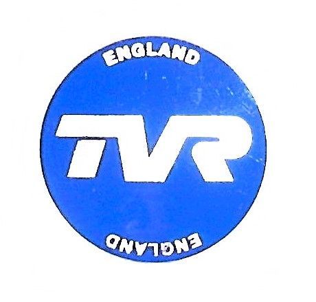 Emblem "TVR" ALU blau auf Radnabenkappe, M-Serie