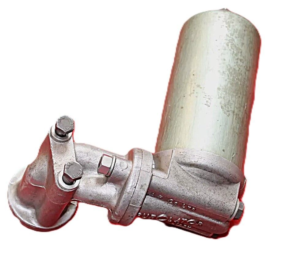 Originales PUROLATOR -Ölfiltergehäuse komplett inkl. Adapter, gebraucht, AUSTIN-HEALEY 100-6 & 3000