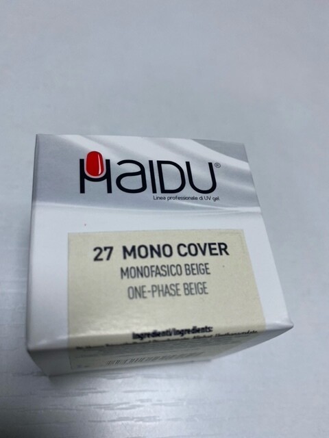 GEL MONOFASICO BEIGE MONO COVER 27 HAIDU 30 GR GEL MONOFASICO BEIGE MONO COVER 27 HAIDU 30 GR