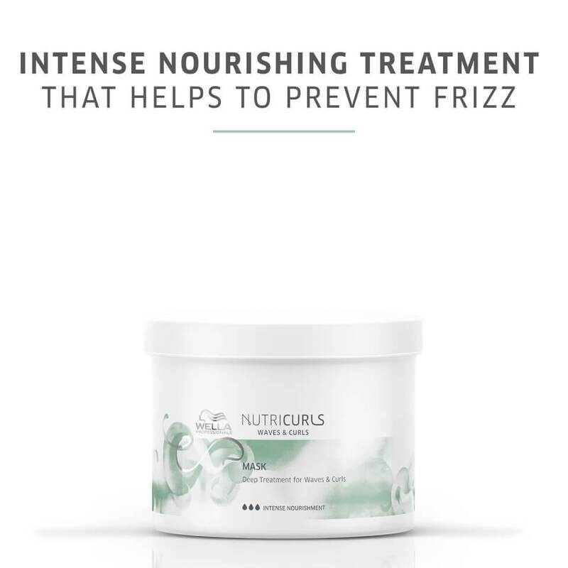 NUTRICURLS WAVES & CURLS MASK WELLA 500 ML NUTRICURLS WAVES & CURLS MASK WELLA 500 ML