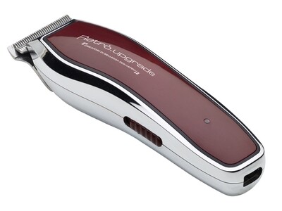 CLIPPER PROFESSIONALE CORDLESS RETRO' RUP-80 IN OMAGGIO SET 5 PETTINI RETRO.OLD FASHION ' AL CARBONIO