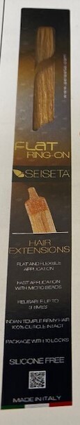 FLAT RING ON (I-TIP) HAIR EXTENSIONS CAPELLI VER 50/55 CONF.10PZ)
