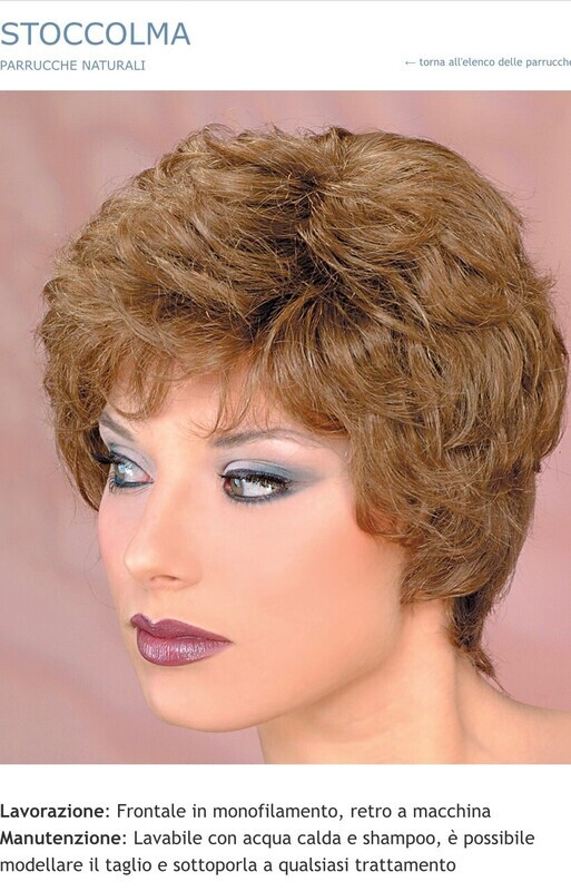 PARRUCCA STOCCOLMA CAPELLI NATURALI PARRUCCA STOCCOLMA CAPELLI NATURALI
