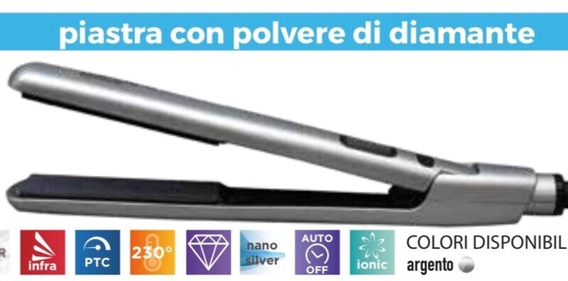 PIASTRA RETRO' CON POLVERE DI DIAMANTE RUP 134C/D PIASTRA RETRO' CON POLVERE DI DIAMANTE RUP 134C/D