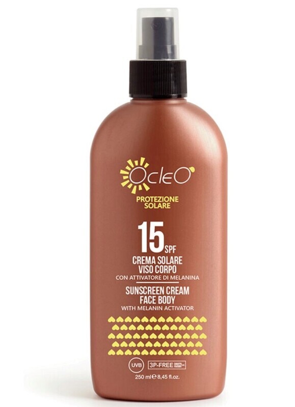 CREMA ABBRONZANTE 15 ATTIVANTE OCLEO' 250 ML CREMA ABBRONZANTE 15 ATTIVANTE OCLEO' 250 ML