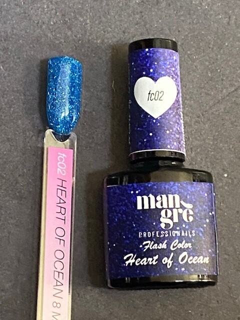 SMALTO SEMIPERMANENTE MANGRE' HEART OF OCEAN FC02  8ML