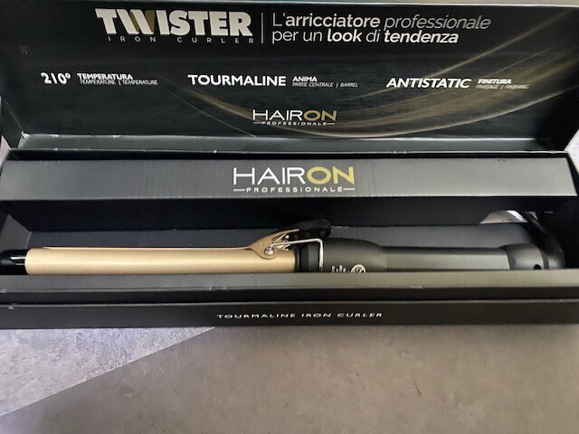 FERRO TWISTER IRON CURLER HAIR ON 19MM IN CREMA CURL UP RAVELLO 150 ML H-ZONE FERRO TWISTER IRON CURLER HAIR ON 19MM IN CREMA CURL UP RAVELLO 150 ML H-ZONE