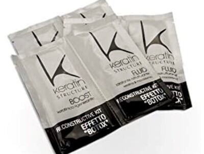 KERATIN STRUCTURE EDELSTEIN 2 X12 ML(TRATTAMENTO RICOSTRUTTORE FLUIDO PIU' BOOST) X15 PZ