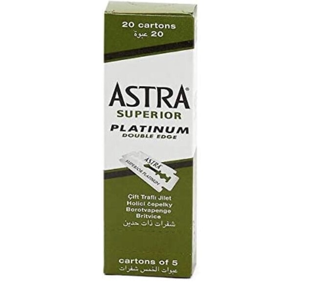 LAME ASTRA SUPERIOR PLATINUM 100 PZ LAME ASTRA SUPERIOR PLATINUM 100 PZ