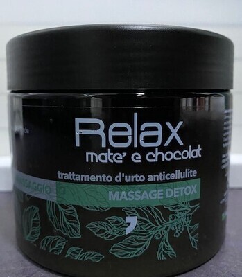 TRATTAMENTO D'URTO A/CELLULITE MASSAGE DETOX RELAX 500 ML MATE E CHOCOLATE