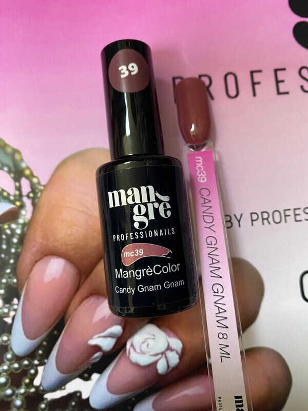 SMALTO SEMIPERMANENTE MANGRE' CANDY GNAM GNAM MC 39 8 ML SMALTO SEMIPERMANENTE MANGRE' CANDY GNAM GNAM MC 39 8 ML