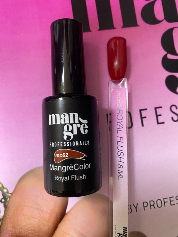 SMALTO SEMIPERMANENTE MANGRE'  ROYAL FLUSH MC 62  8 ML SMALTO SEMIPERMANENTE MANGRE'  ROYAL FLUSH MC 62  8 ML