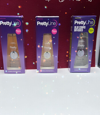 ACQUA DI BELLEZZA 150 ML OLIO STRUCCANTE DETERGENTE 150 ML OLIO CORPO BIFASICO 150 ML PRETTY LINE