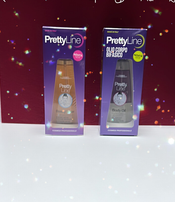 OLIO CORPO BIFASICO 150 ML E ACQUA DI BELLEZZA 150 ML PRETTY LINE