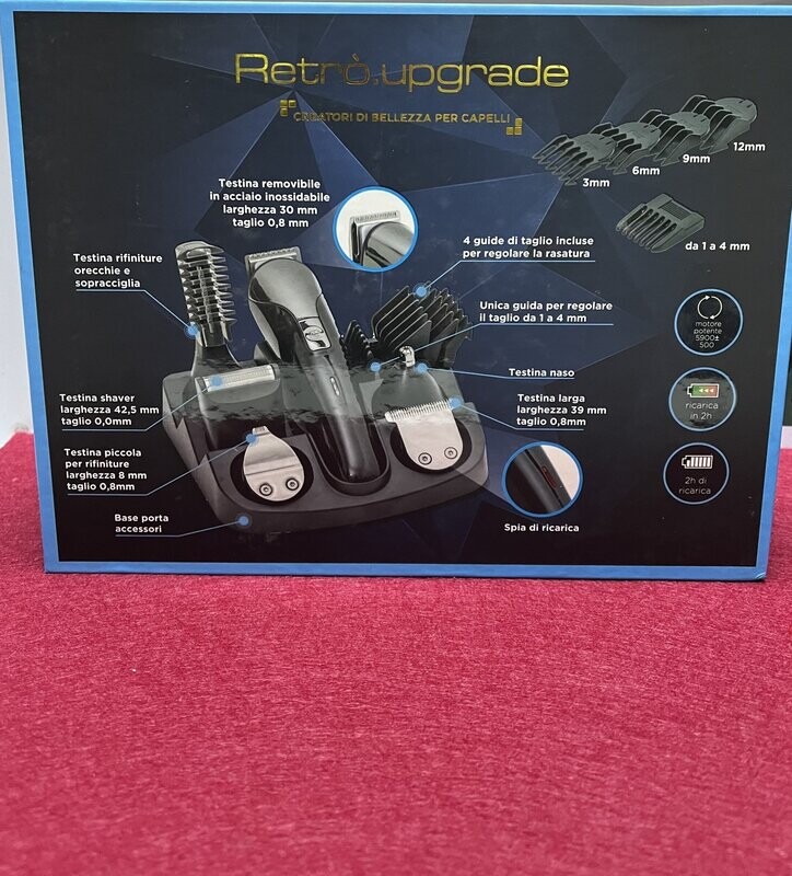 CLIPPER PROFESSIONALE CORDLESS MULTIFUNZIONE RETRO' RUP 1010 CLIPPER PROFESSIONALE CORDLESS MULTIFUNZIONE RETRO' RUP 1010