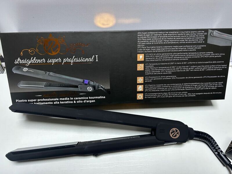 PIASTRA STRAIGHTENER SUPER PROFESSIONAL I RETRO' COIFFEUR (2,5X9CM) PIASTRA STRAIGHTENER SUPER PROFESSIONAL I RETRO' COIFFEUR (2,5X9CM)