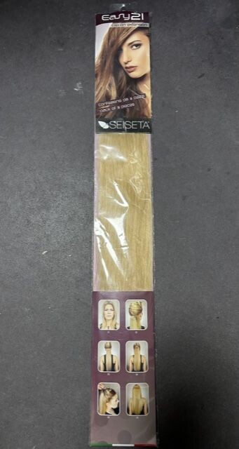 EASY 21 EUROSOCAP 50/55CM 1001 BIONDO PLATINO CAPELLI VERI