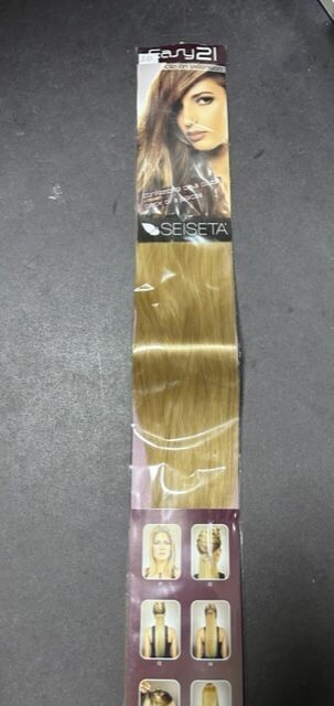 EASY 21 EUROSOCAP 20 BIONDO ULTRA CHIARISS. 50/55 CM CAPELLI VERI