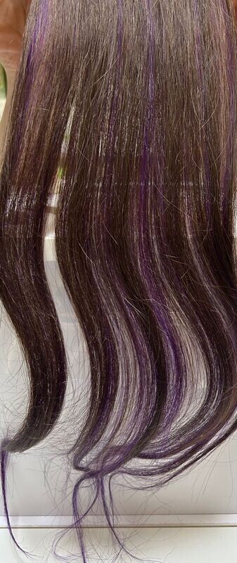 INVISIBLE 3 CLIP EUROSOCAP 50/55 CM 4 CASTANO VIOLET CAPELLI VERI INVISIBLE 3 CLIP EUROSOCAP 50/55 CM 4 CASTANO VIOLET CAPELLI VERI