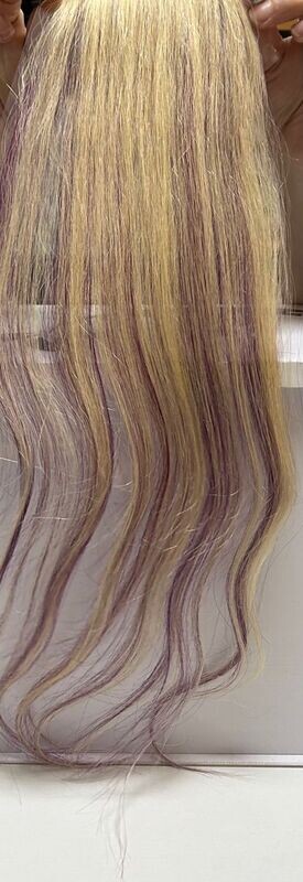 INVISIBLE 3 CLIP EUROSOCAP 50/55 CM 20/VIOLET CAPELLI VERI(BIONDO ULTRA CHIARISSIMO VIOLET) INVISIBLE 3 CLIP EUROSOCAP 50/55 CM 20/VIOLET CAPELLI VERI(BIONDO ULTRA CHIARISSIMO VIOLET)