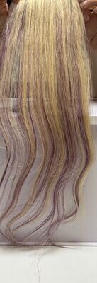 INVISIBLE 3 CLIP EUROSOCAP 50/55 CM 20/VIOLET CAPELLI VERI(BIONDO ULTRA CHIARISSIMO VIOLET) INVISIBLE 3 CLIP EUROSOCAP 50/55 CM 20/VIOLET CAPELLI VERI(BIONDO ULTRA CHIARISSIMO VIOLET)