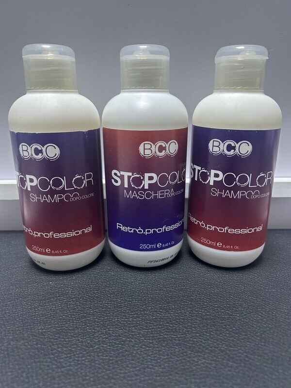 SHAMPOO RETRO' STOP COLOR 250 ML X2PZ PIU' MASCHERA STOP COLOR RETRO' 250 ML
