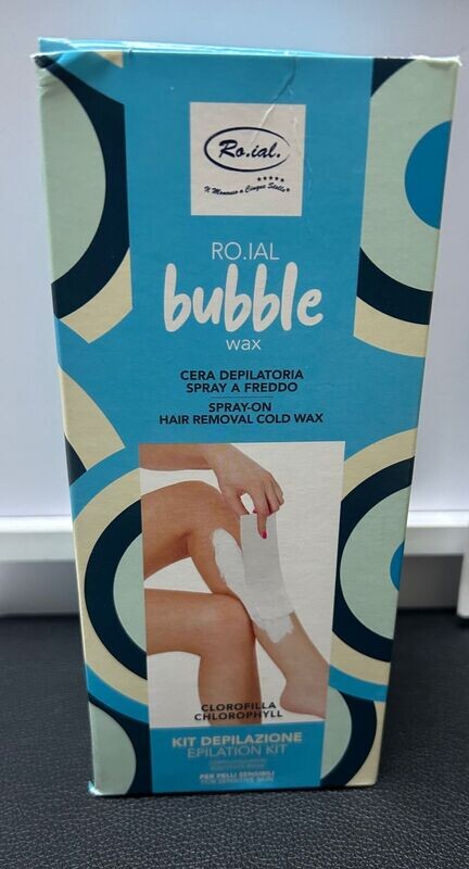 KIT CERA DEPILATORIA SPRAY A FREDDO BUBBLE WAX BURRO DI KARITE' ROIAL KIT CERA DEPILATORIA SPRAY A FREDDO BUBBLE WAX BURRO DI KARITE' ROIAL