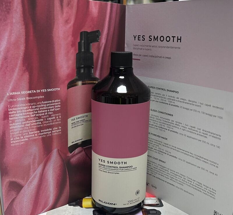 YES SMOOTH SUPER CONTROL SHAMPOO LT ELGON YES SMOOTH SUPER CONTROL SHAMPOO LT ELGON