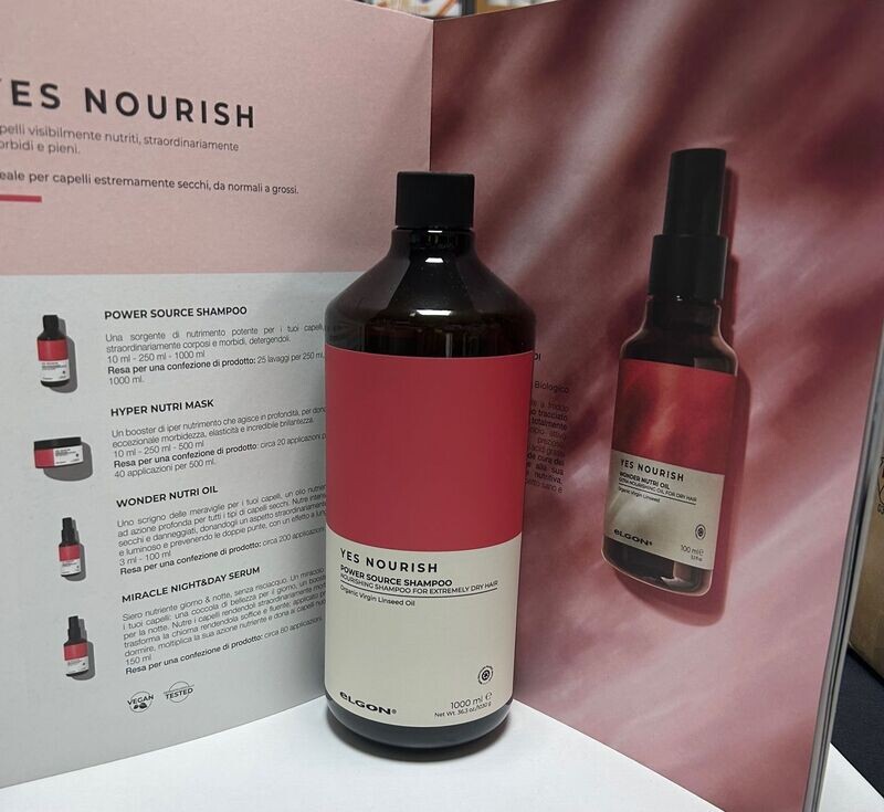 YES NOURISH POWER SOURCE SHAMPOO LT ELGON YES NOURISH POWER SOURCE SHAMPOO LT ELGON