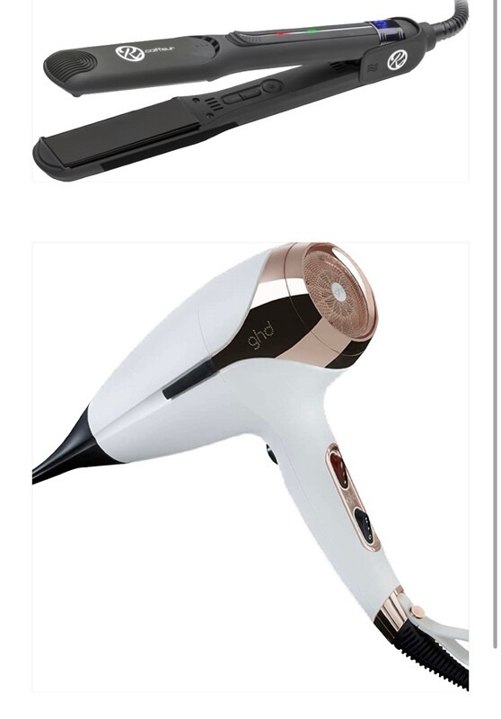 PHON GHD HELIOS BIANCO PIU' PIASTRA RETRO' COIFFEUR STRAIGHTENER 1 2,5X9CM