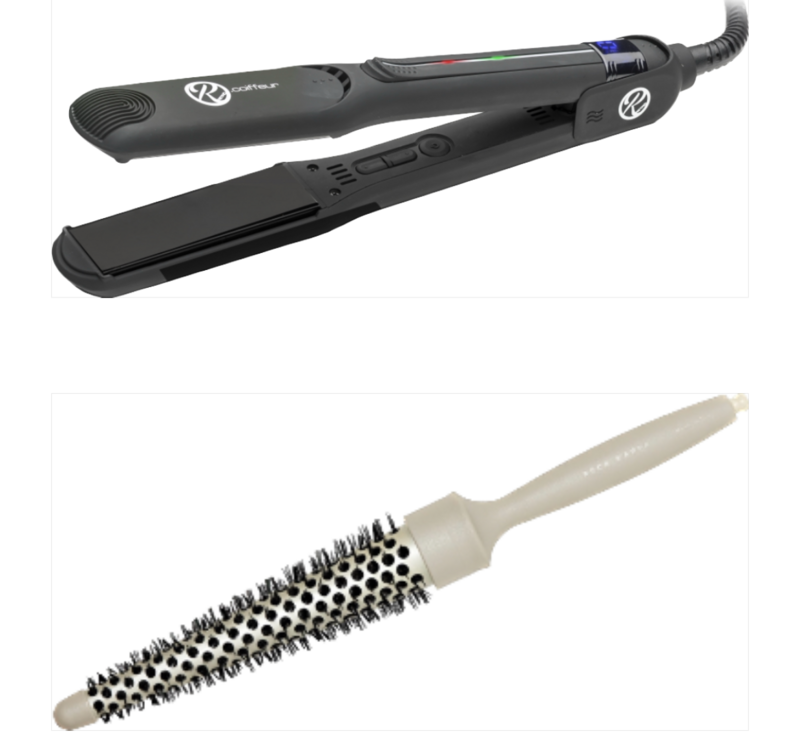 PIASTRA RETRO'COIFFEUR  STRAIGHTENER I  PIU' SPAZZOLA CONICA ACCA KAPPA