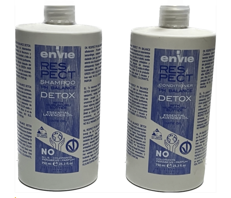 SHAMPOO ENVIE DETOX 750 ML E CONDITIONER ENVIE DETOX 750 ML