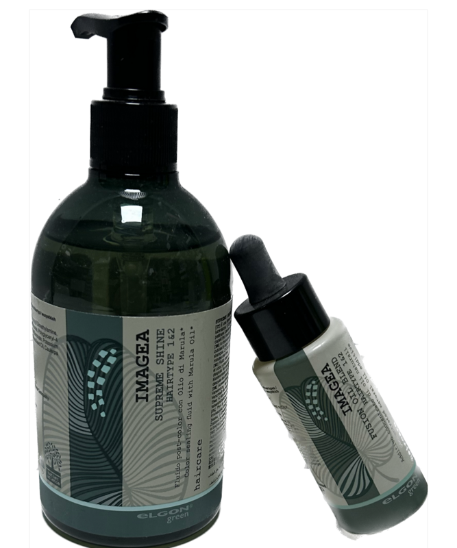 SUPREME SHINE IMAGEA HAIR TYPE 1 &  2 320 ML E FUSION OIL BLEND IMAGEA HAIR TYPE 1 & 2 50 ML