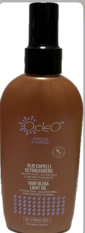 OLIO CAPELLI ULTRALEGGERO 250 ML OCLEO OLIO CAPELLI ULTRALEGGERO 250 ML OCLEO