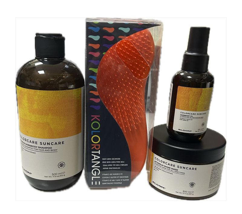KIT MARE ELGON CON SHAMPOO 500 ML MASCHERA 300 ML E OLIO CORPO CAPELLI 100 ML CON IN OMAGGIO SPAZZOLA DISTRICANTE KOLORTANGLE KIT MARE ELGON CON SHAMPOO 500 ML MASCHERA 300 ML E OLIO CORPO CAPELLI 100 ML CON IN OMAGGIO SPAZZOLA DISTRICANTE KOLORTANGLE
