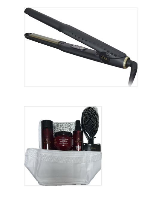 PIASTRA GHD MINI STYLER PIU' SHAMPOO DOCCIA DOPOSOLE SOLAIRE 250 ML MASCHERA 200 ML E OLIO CORPO CAPELLI 150 ML IN OMAGGIO SPAZZOLA DISTRICANTE SEISETA PIU' BORSA FRIGO OCLEO' PIASTRA GHD MINI STYLER PIU' SHAMPOO DOCCIA DOPOSOLE SOLAIRE 250 ML MASCHERA 200 ML E OLIO CORPO CAPELLI 150 ML IN OMAGGIO SPAZZOLA DISTRICANTE SEISETA PIU' BORSA FRIGO OCLEO'